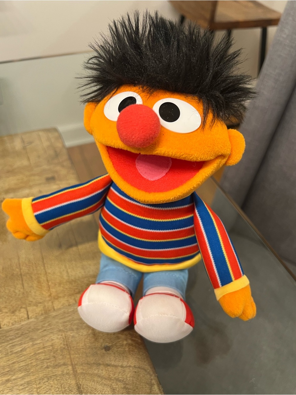 Vintage 10" Gund Ernie Sesame Street Plush 2002